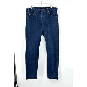 vintage 80s LEVIS jeans tapered 40505-0215 orange tab made in USA 36W 33L